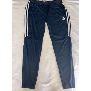 Navy blue Adidas Track Pants